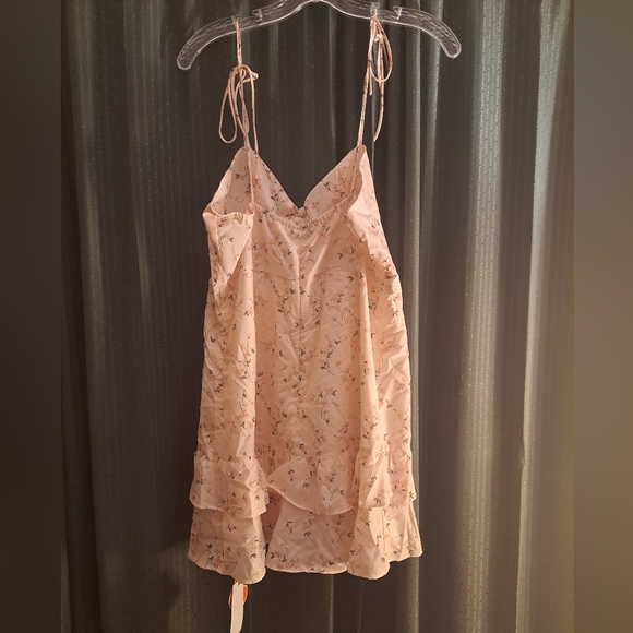 Cider Ruffles Trim Tie Corset Dress - Picture 3 of 3